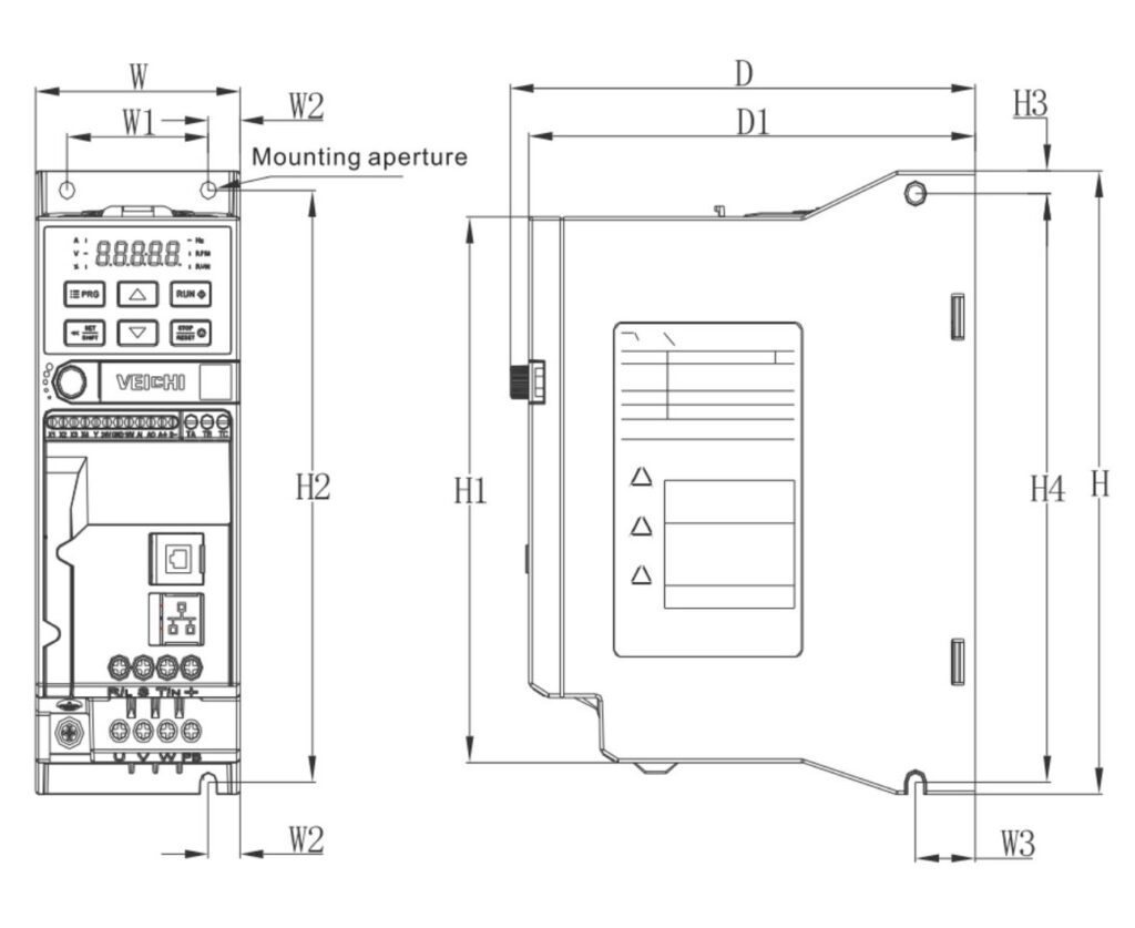 Installation Size AC10