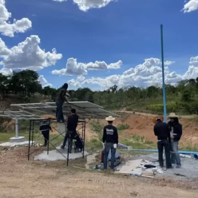 รีวิวการติดตั้งอินเวอร์เตอร์ปั๊มน้ำโซลาร์เซลล์ Veichi SI21 2.2 kW จังหวัดสระบุรี