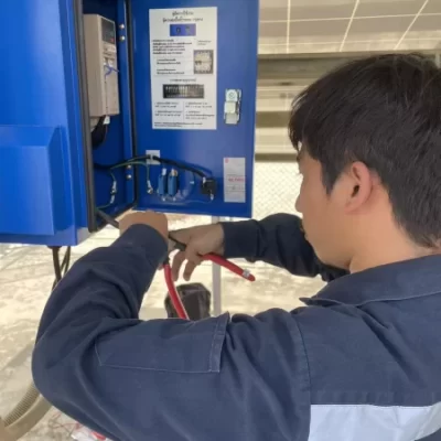 รีวิวการติดตั้งอินเวอร์เตอร์ปั๊มน้ำโซลาร์เซลล์ Veichi SI21 2.2 kW จังหวัดสระบุรี