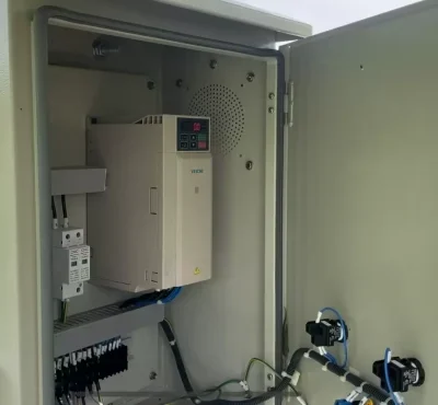 รีวิวการติดตั้งอินเวอร์เตอร์ปั๊มน้ำโซลาร์เซลล์ Veichi SI21 2.2 kW จังหวัดสระบุรี