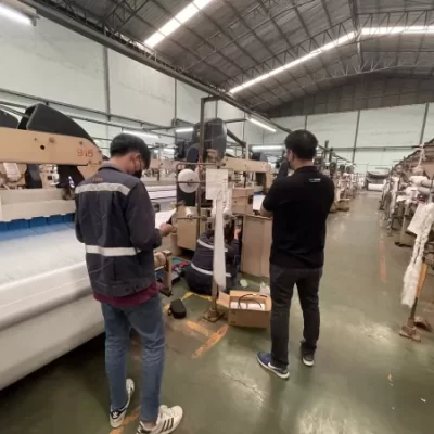 รีวิวการติดตั้งอินเวอร์เตอร์ปรับรอบมอเตอร์ Veichi AC310 7.5 kW จังหวัดชลบุรี เครื่องทอผ้า