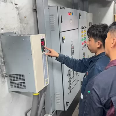 รีวิวการติดตั้งอินเวอร์เตอร์ปรับรอบมอเตอร์ Veichi AC310 55 kW กรุงเทพ