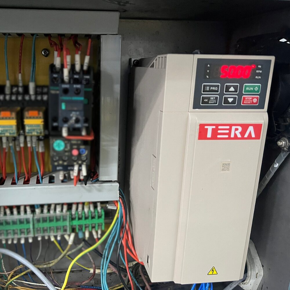 ติดตั้งตู้ควบคุมมอเตอร์หน้างาน ขนาด 2.2kW และ 5.5kW จังหวัดระยอง