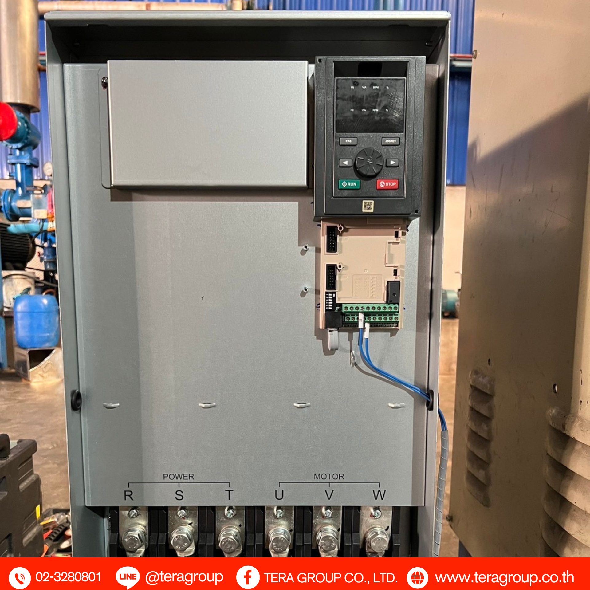 ผลงานการติดตั้งพารามิเตอร์ อินเวอร์เตอร์ปรับรอบมอเตอร์ AC310 166kW