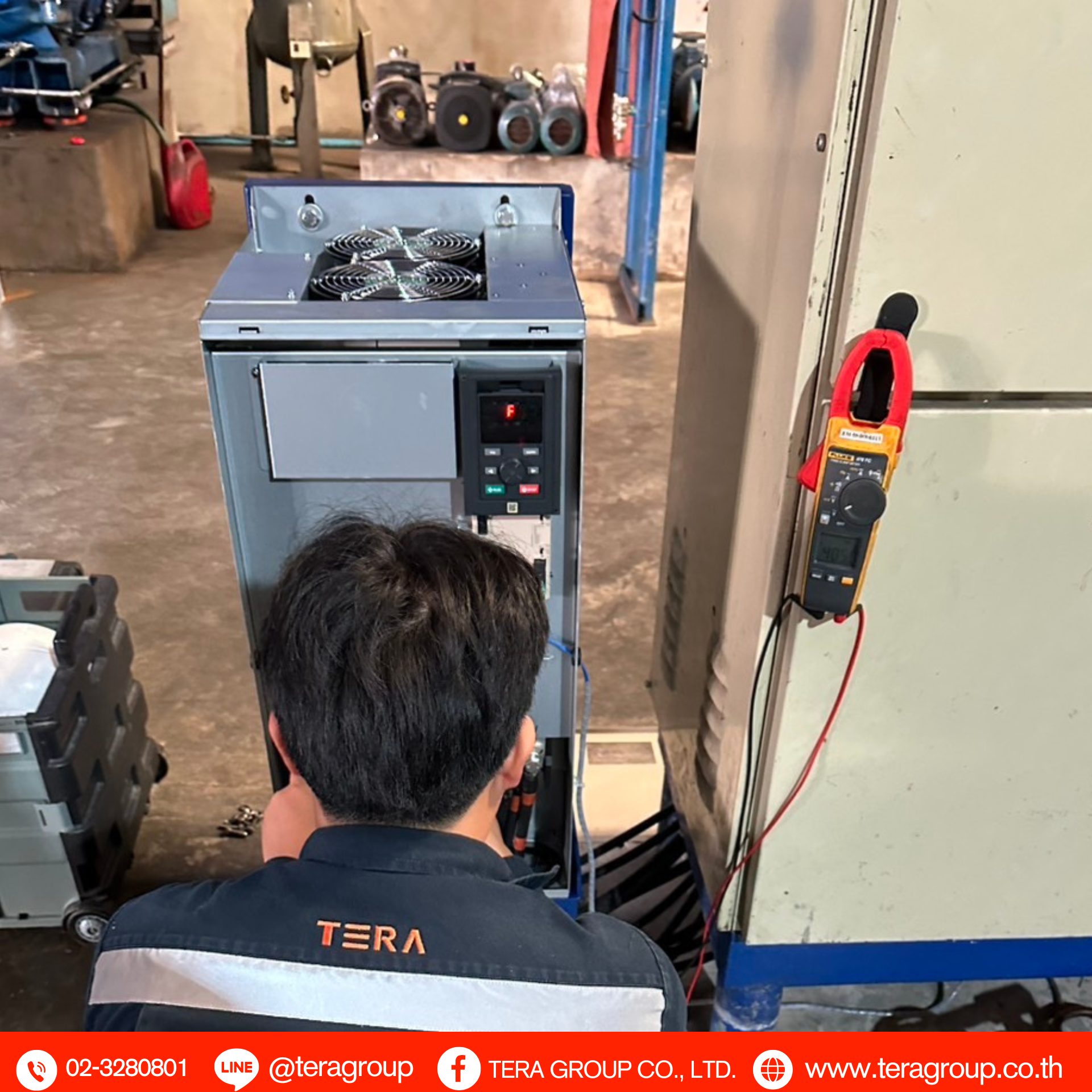 ผลงานการติดตั้งพารามิเตอร์ อินเวอร์เตอร์ปรับรอบมอเตอร์ AC310 166kW