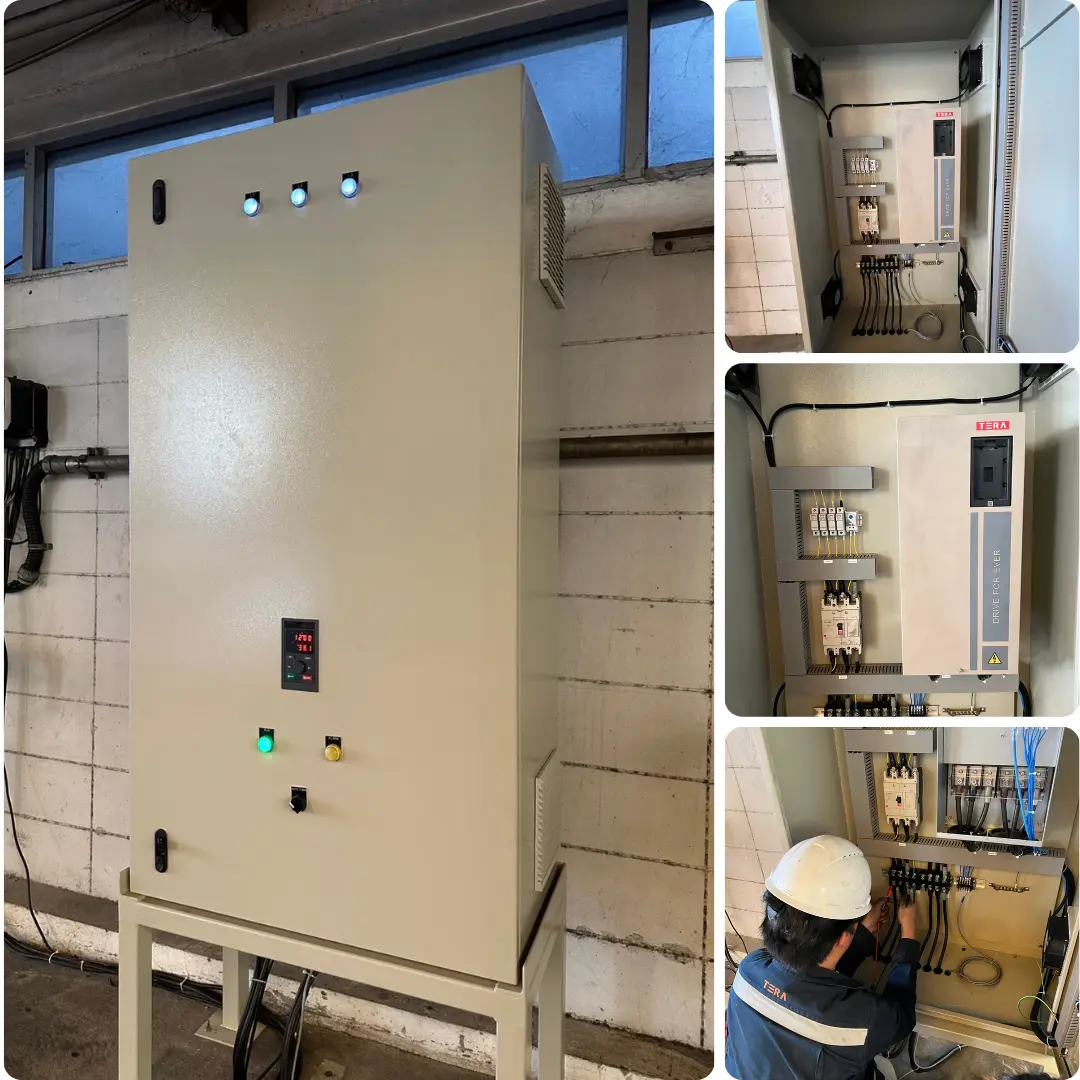 อินเวอร์เตอร์ VEICHI 37kW สำหรับ Air Compressor